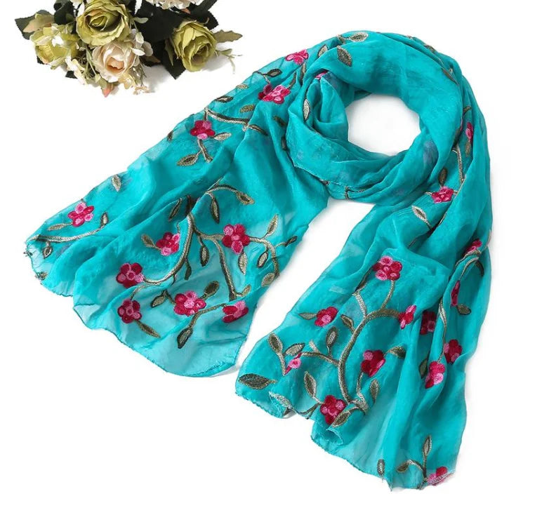 YLWHJJ Brand Scarf for Women Spring Summer Silk Scarves Shawls