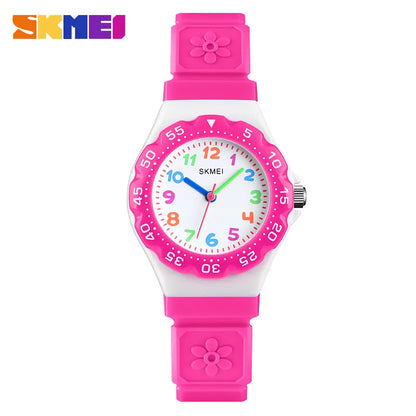 SKMEI NEW Kids Watches Outdoor Sports Wristwtatch Boys Girls Waterproof PU