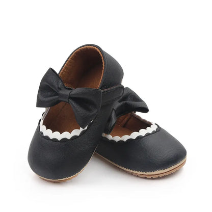 Big Bow Princess Shoes for Newborn Babies Non-Slip Baby