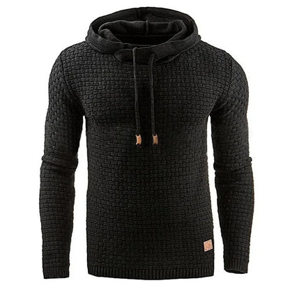 2023 New Hoodies Men Brand Male Plaid Hooded Sweatshirt Mens Hoodie Tracksuit