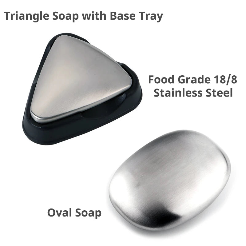 304 Stainless Steel Soap, Protable Magic Soap, Eliminating Odor Remover