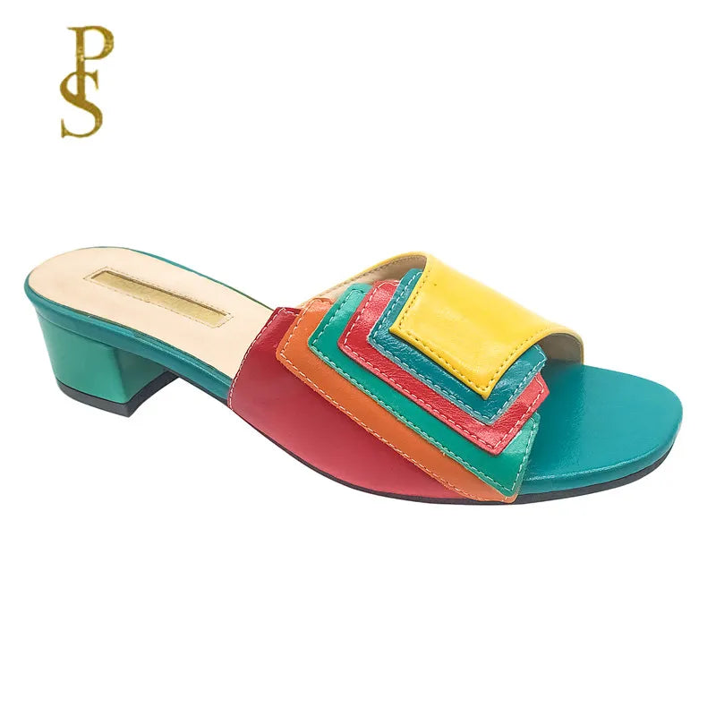 FABIO PENNY Hot Selling Fashionable and Delicate Patchwork Multi Color