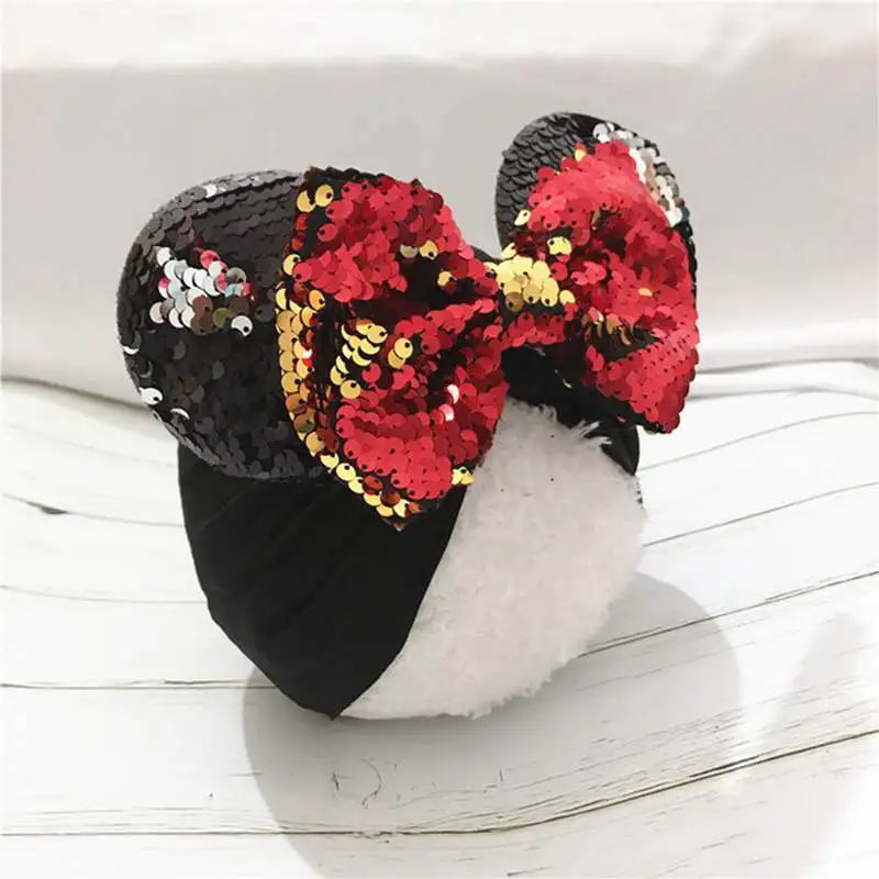 Winter Children Big Bowknot Hat Baby Cap Thick Warm Knitting