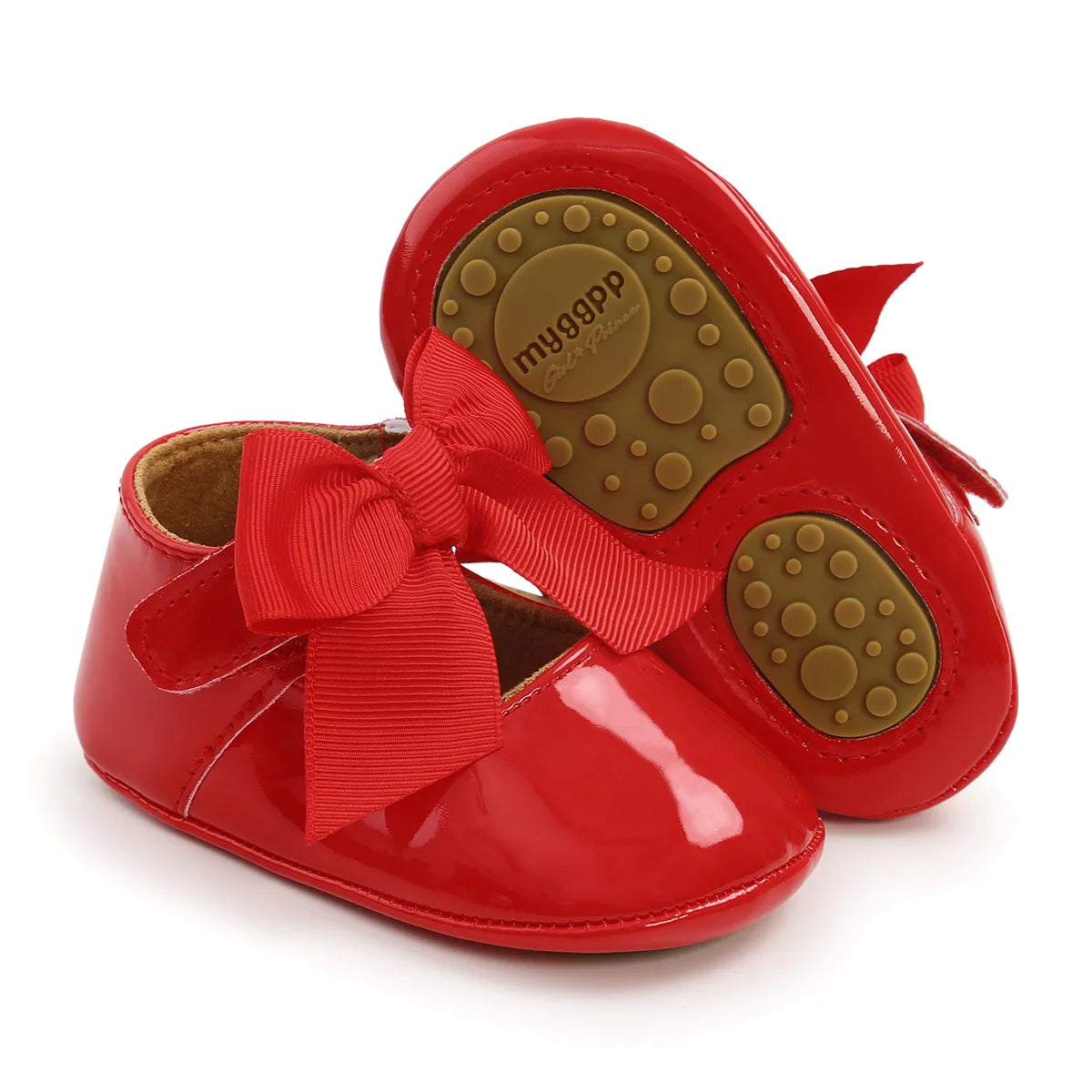 Big Bow Princess Shoes for Newborn Babies Non-Slip Baby