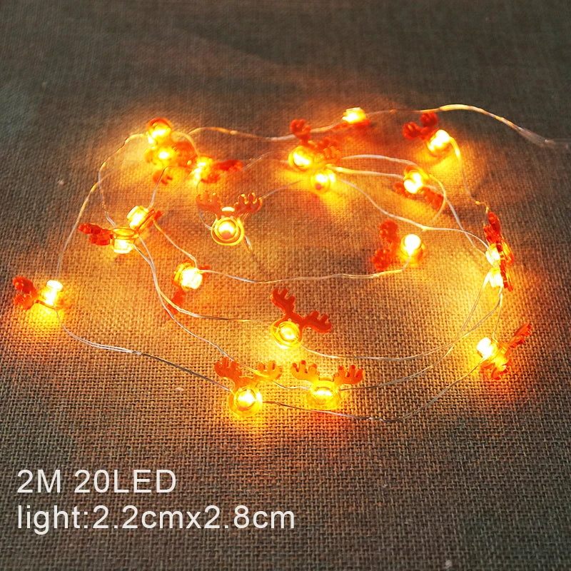 LED Christmas Snowman Lights Strings Christmas Tree Holiday Party Decoration