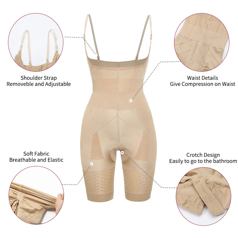 Shapewear Bodysuit for Women Tummy Control Full Body Shaper