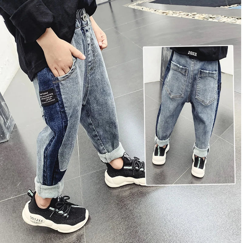 IENENS 5-13y Kids Boys Clothes Skinny Jeans Classic Pants