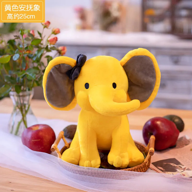 Elephant Plush Toys Kawaii Toy Stuffed Animal Doll for Boys White Elephant Toys