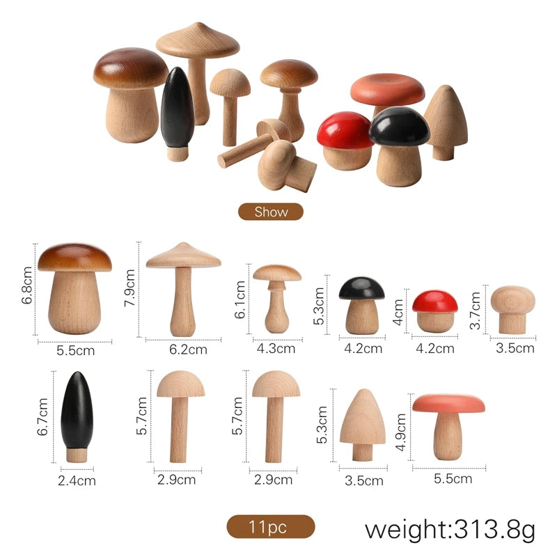 Wooden Simulated Farm Setting Scene Toys  Baby Thread Toy