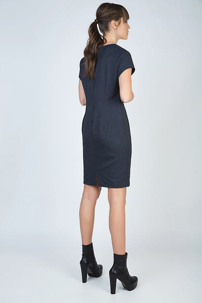 Tailored Short Sleeve Dress