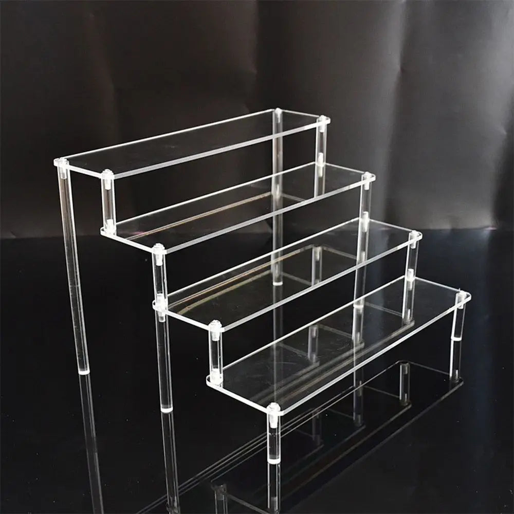 Organization Home Storage Display Shelf Transparent Storage Racks Display