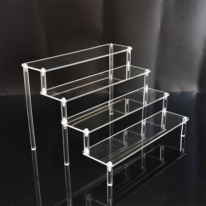 Organization Home Storage Display Shelf Transparent Storage Racks Display