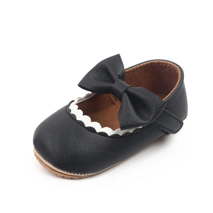 Big Bow Princess Shoes for Newborn Babies Non-Slip Baby