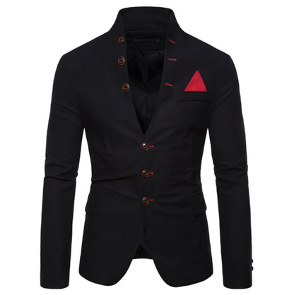 Men Blazer High Quality England Fashion Slim Fit Men Suit Blazers