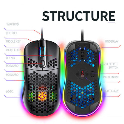 GAZ-M13 7200DPI Gaming Machinery Wired Gaming Mouse