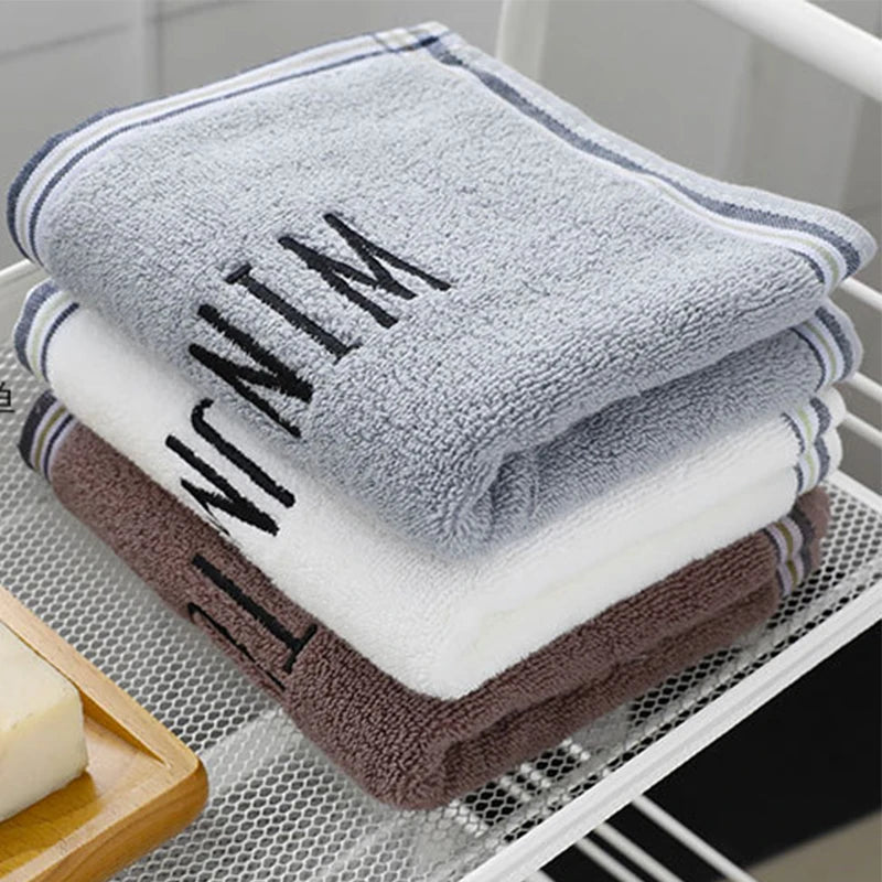 1 Piece Face Wash Towel Embroidered Cloth Spring Summer Autumn Winter Towels