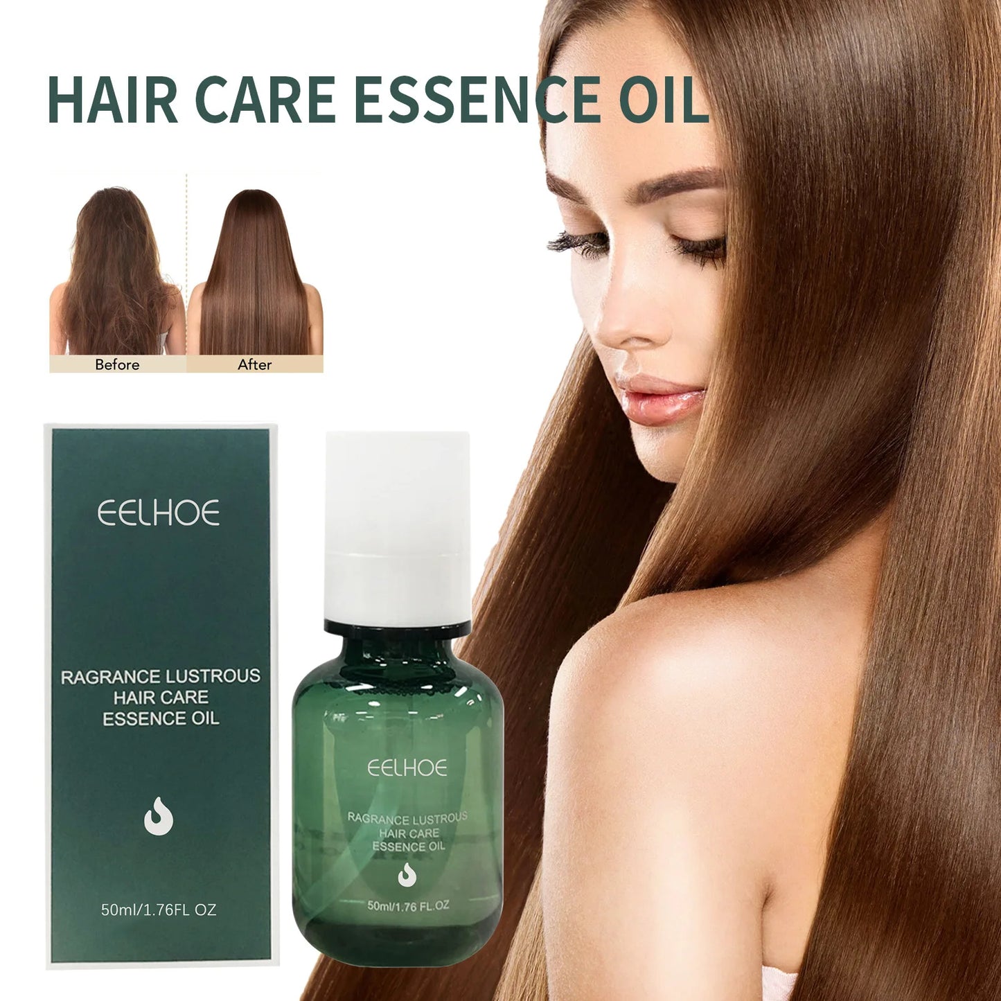 Hair Care Essence Soft Fluffy Shiny Repair Dry and Broken, Softening Hair Serum