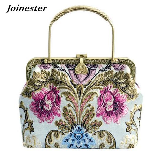 Women Evening Bags and Clutches Vintage Handbag for Woman Wristlet Clutch