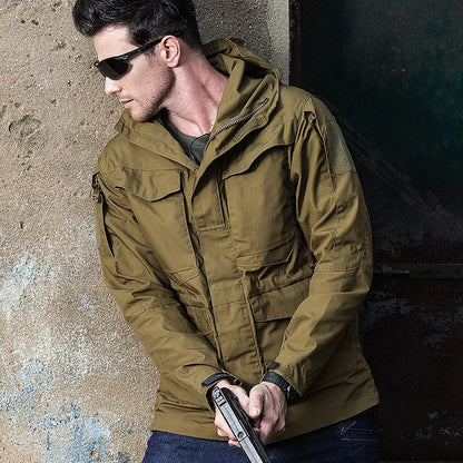 M65 Military Tactical Jackets Men Waterproof Windbreaker Jacket Male Hooded