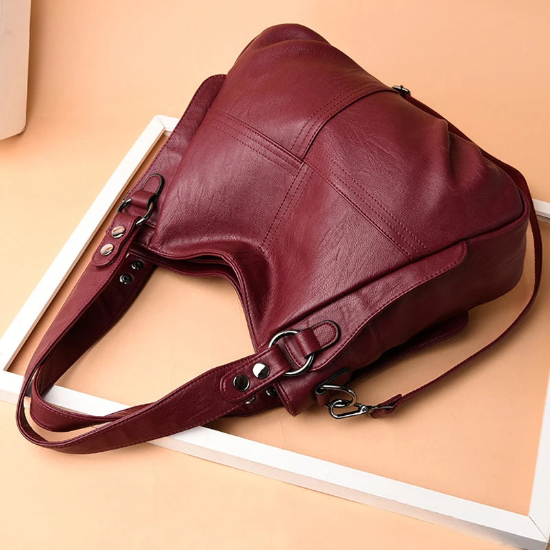 LANYIBAIGE Luxury Designer Handbags High Quality Soft Leather Bags Ladies