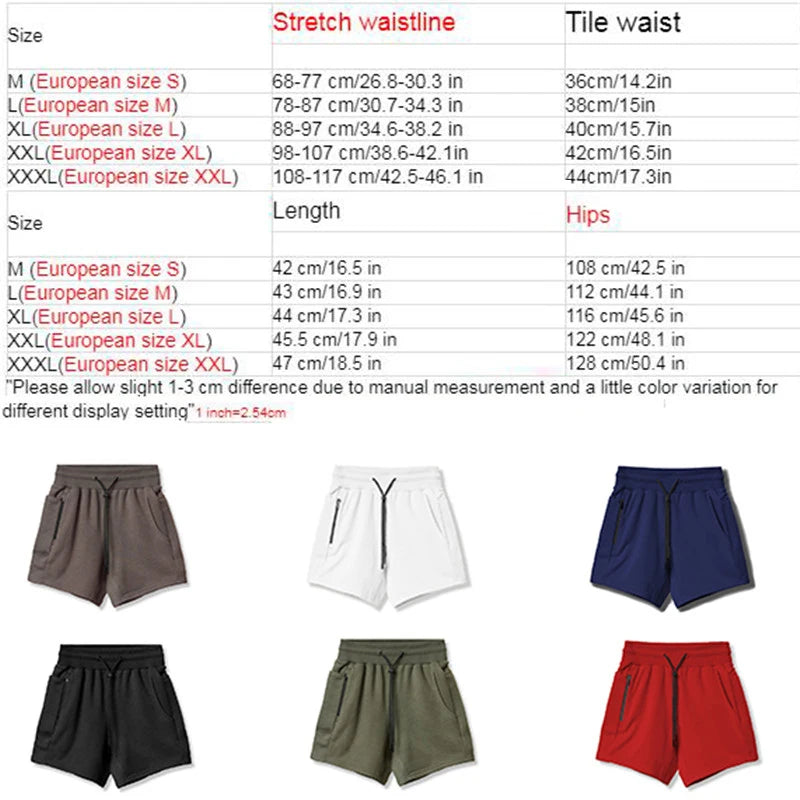 Summer 2024 Running Shorts Men Sports NEW Jogging Fitness Shorts Quick Dry Mens