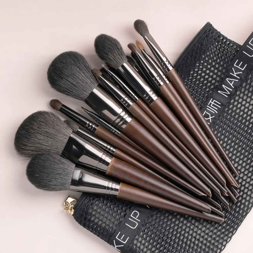 OVW Natural Makeup Brushes Set Eyeshadow Make Up Brush Kit for Makeup