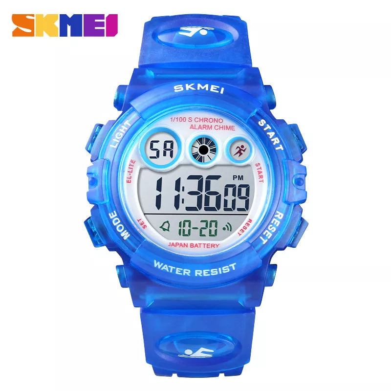 SKMEI Brand Sport Children Watch Waterproof LED Digital Kids Watches