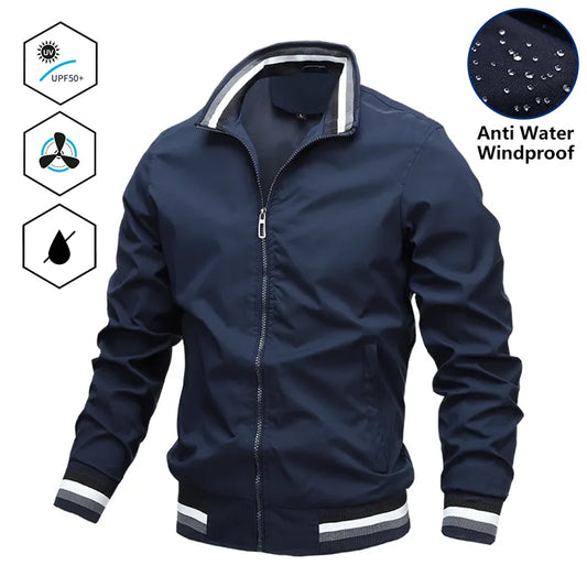 Men Fashion Jacket Men New Casual Windbreaker Bomber Jacket