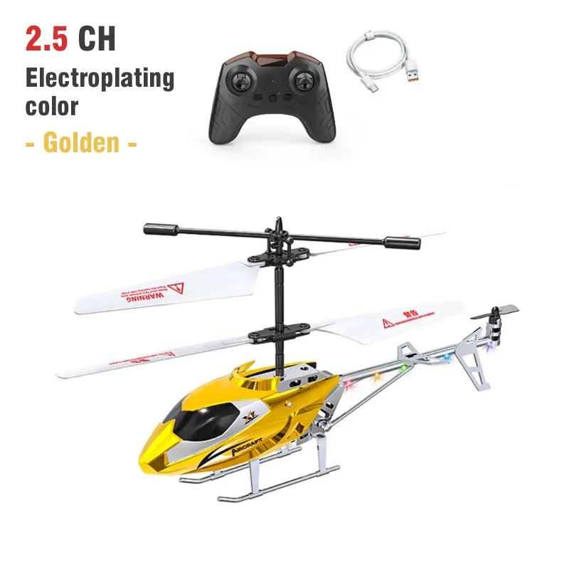 RC Helicopter 2.5CH Remote Control Airplane Kids Toy Wireless Aircraft Toys