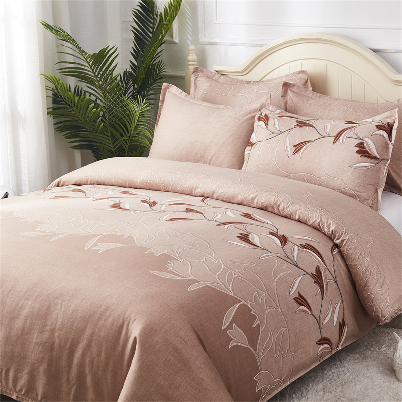 Hot Selling Luxury Polyester Fabric Bedding Duvet Cover Sets