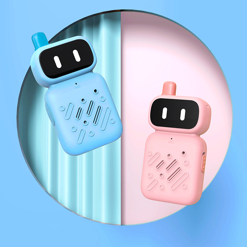 Kid Portable Handheld 1 Pair Walkie Talkie Toys Cute Robot