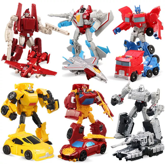 13CM Plastic Transformation Robot Cars Classic Robot Car Toys Action & Toy