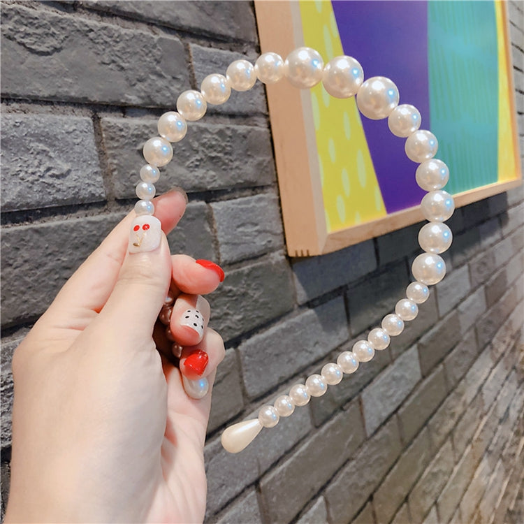 Ins Fashion Girls Elegant Pearl Headband Hair Accessories New Fashion