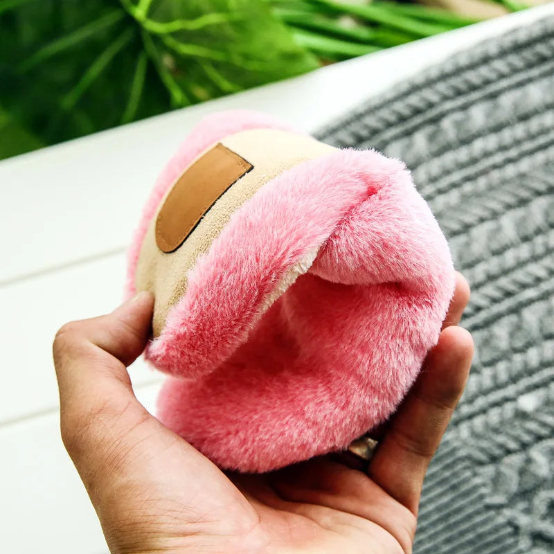 Slippers Women Indoor House Plush Soft Cute Cotton Slippers Shoes