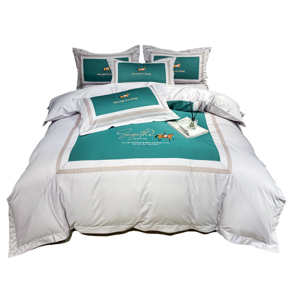 Wholesale Pure Cotton 300 TC 100% Comforter Sets Bedding