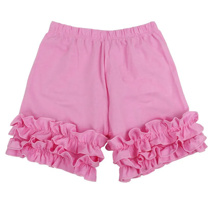 Baby Cotton Ruffle Baby Shorts Toddler Girls Shorts Kids Knit Icing Baby