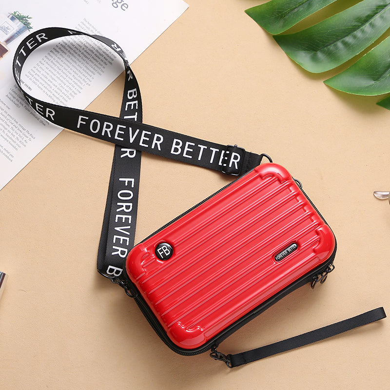 Newest Portable Mini Travel Crossbody Bag PVC Waterproof Cosmetic Bag Wide