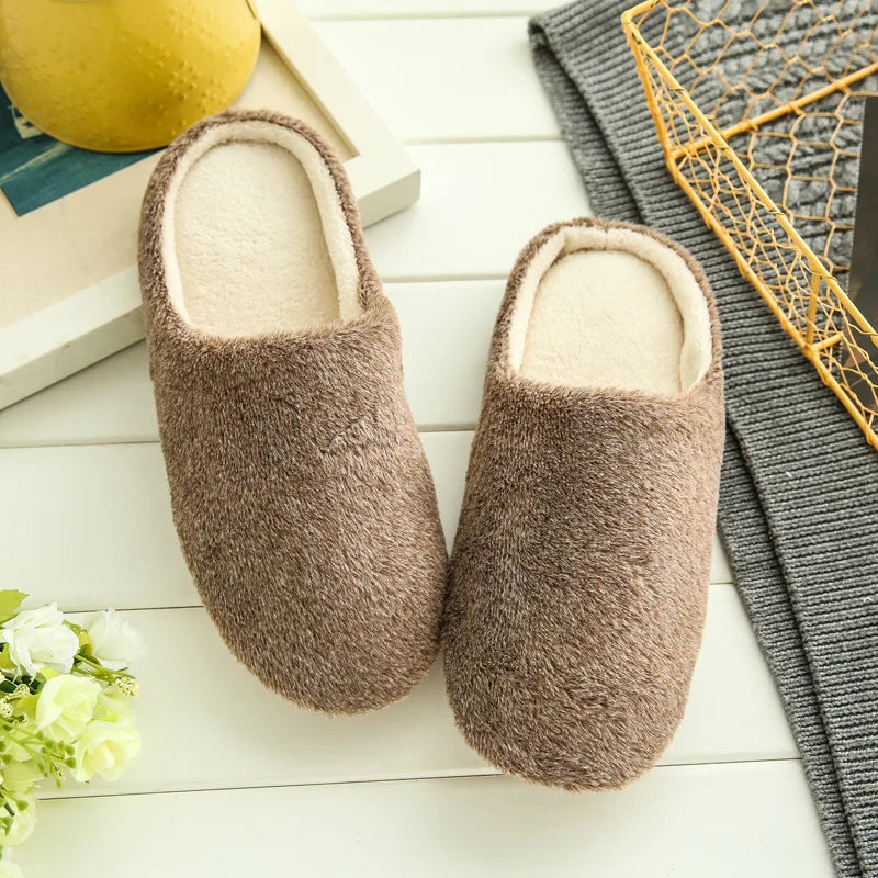 Slippers Women Indoor House Plush Soft Cute Cotton Slippers Shoes