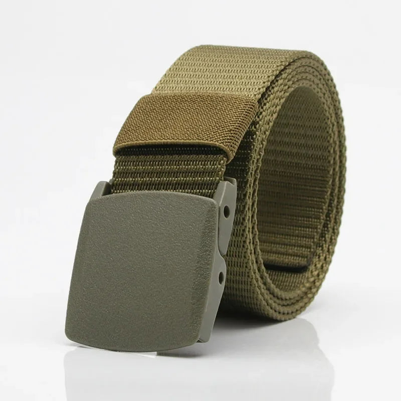 New Children's Belts Plastic Buckle Nylon Boys Children Casual Tactical Belt