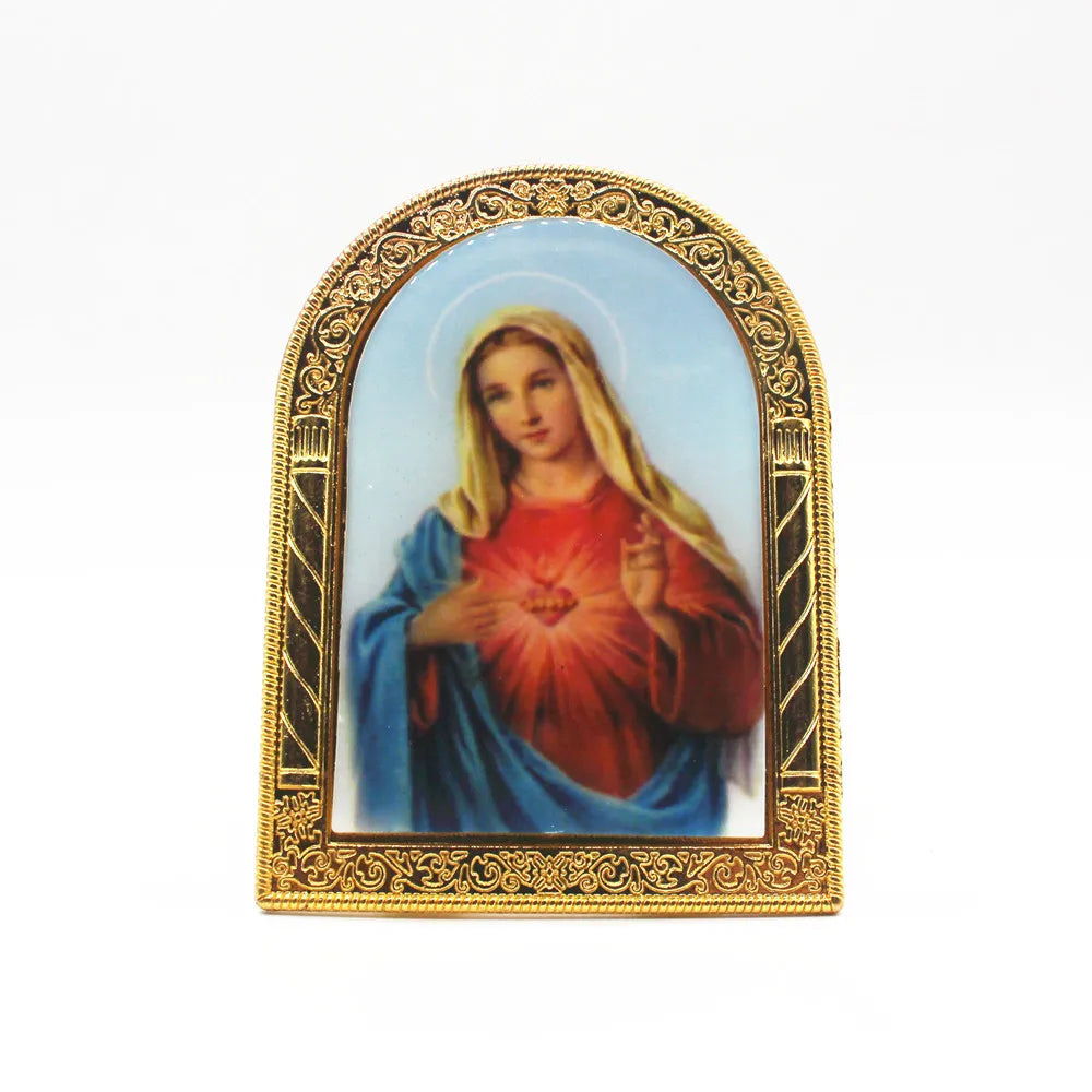 Jesus Cross Icons Orthodox the Heart of Christ Catholic Relic Church Utensils