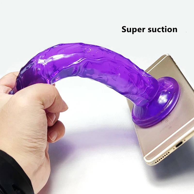 Realistic Dildo With Suction Cup Huge Jelly Dildos Sex Toys for Woman Men