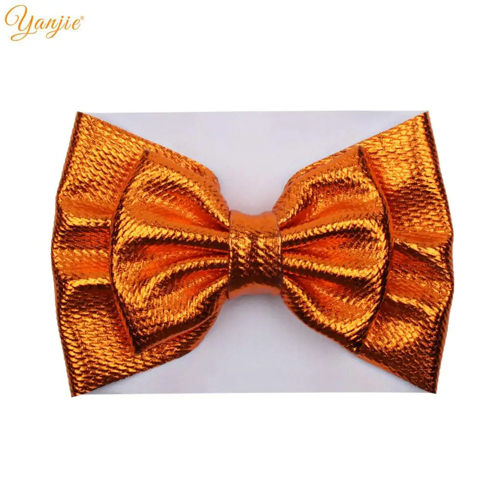 YANJIE 2023 New Turban Fashion 5'' Hair Bows Headband