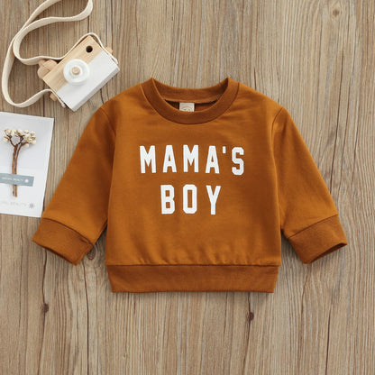 Ma&Baby 3m-3Years Newborn Infant Baby Boys Sweatshirt Long Sleeve Letter Tops