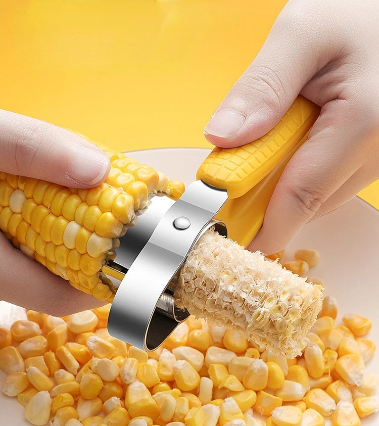 Manual Stainless Steel Corn Thresher Peeler Remover Food Crusher Tool