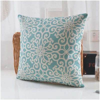 Geometric Pillow  Nordic Fresh Abstraction Cushion  Linen Cushions Waist