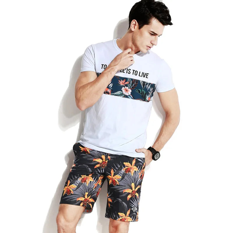 Gailang Brand Mens Beach Shorts Board Boxer Shorts