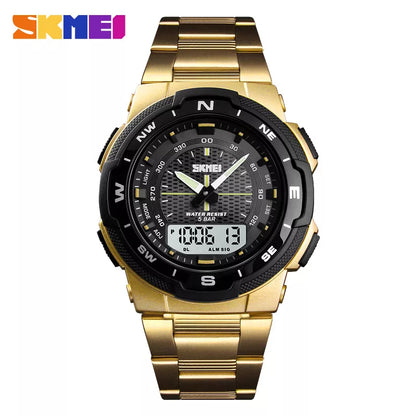 SKMEI Watch Men's Watch Fashion Watches Stainless Steel Strap Mens Watches