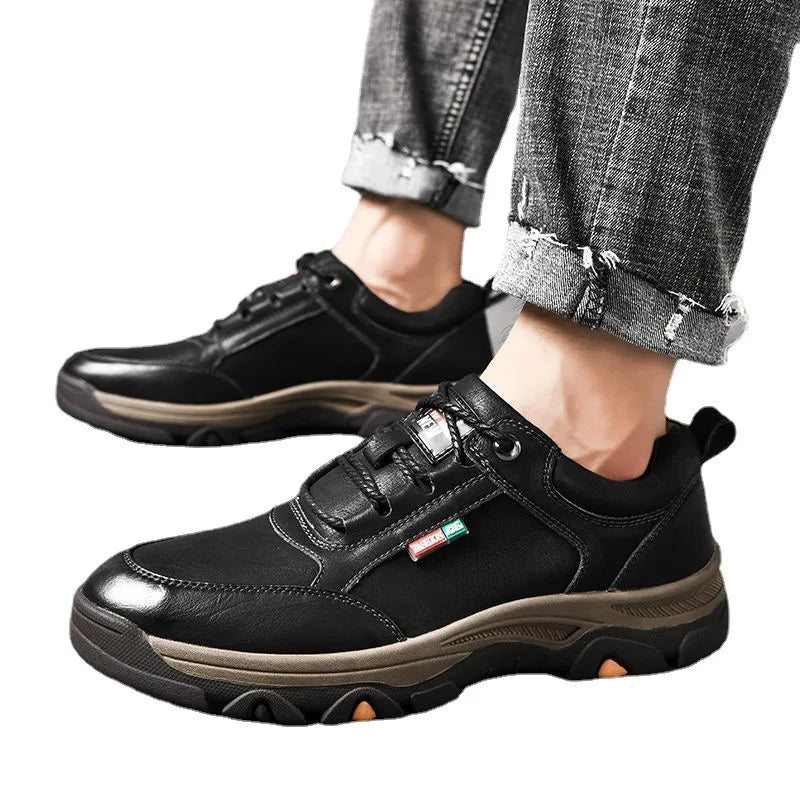 2021 Fashion Autumn and Winter New Hiking Shoes Men's Casual Business Shoes