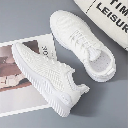 New Casual Shoes Sports Women's Shoes Web Shoe Running Shoe All-Match Casual