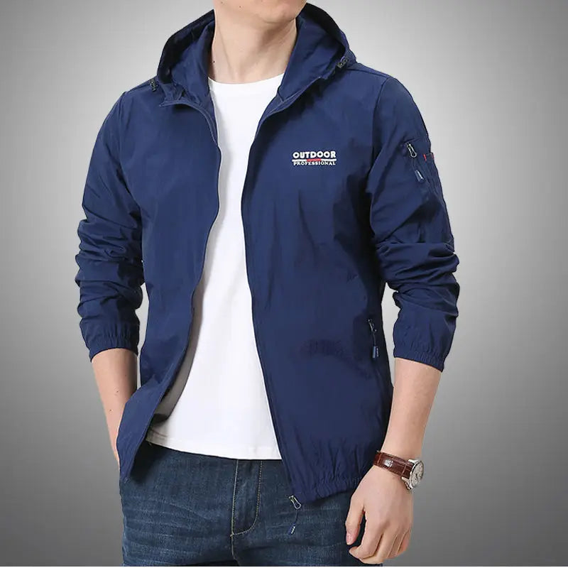 Thin Jacket Men Summer Outdoor Quick Dry Sun-Protective Jacket Men